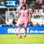 Luis Suárez en el partido ante Monterrey. Foto: Inter Miami