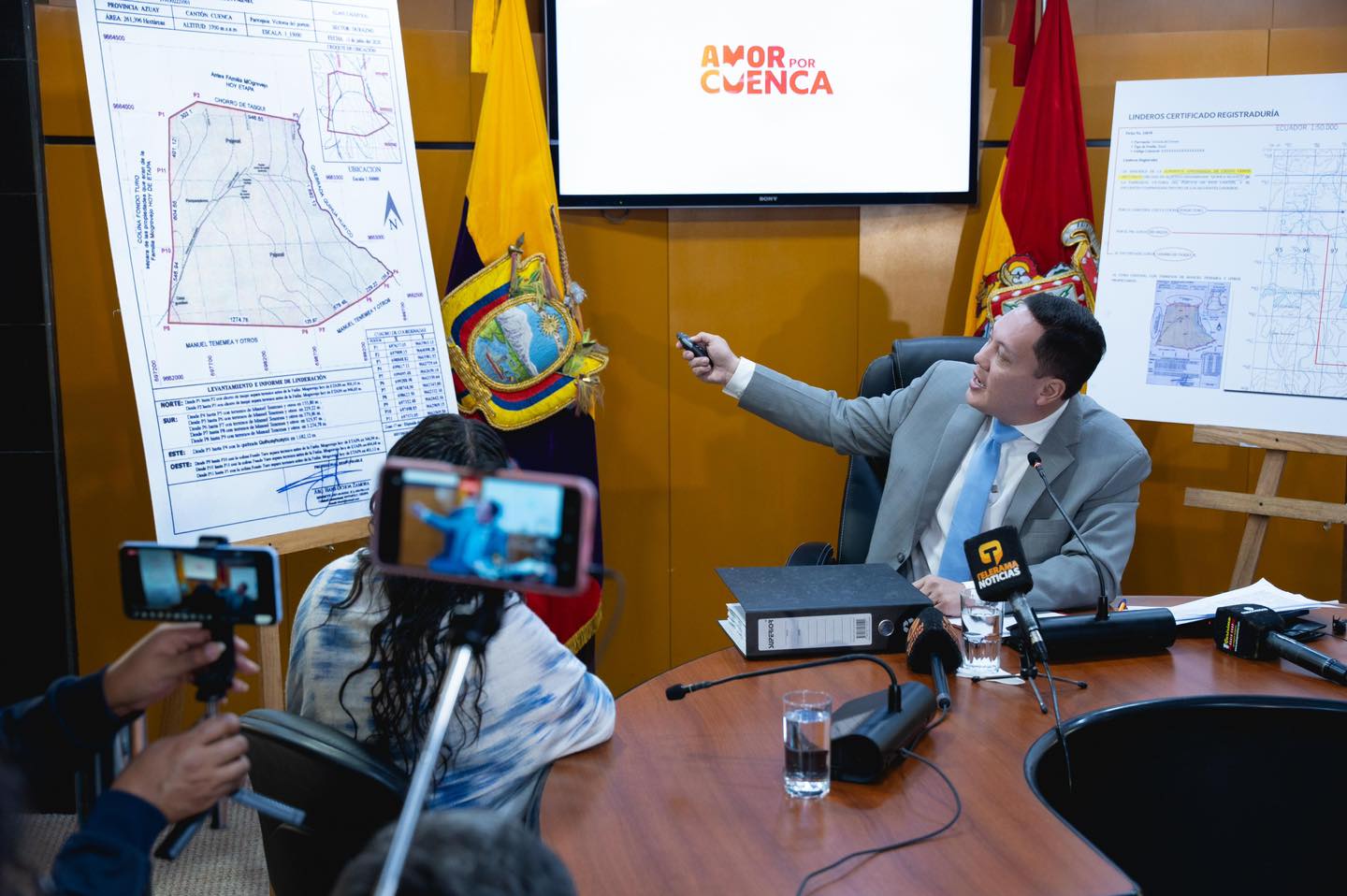 Minería en Cuenca: Cristian Zamora, alcalde, frena expansión de Loma Larga.