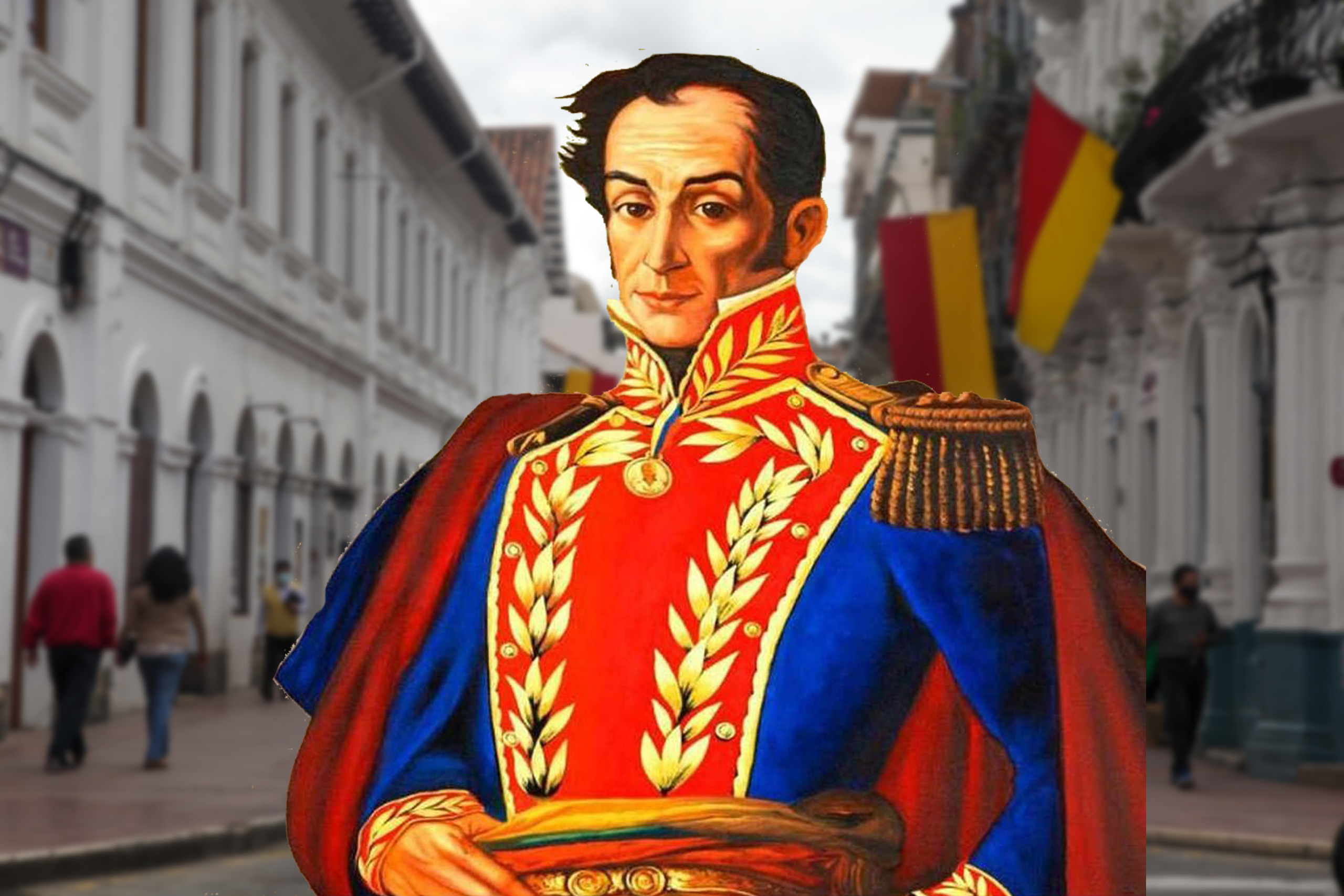 Simón Bolívar, El Libertador, visitó Cuenca hace 2023 años. /Cortesía