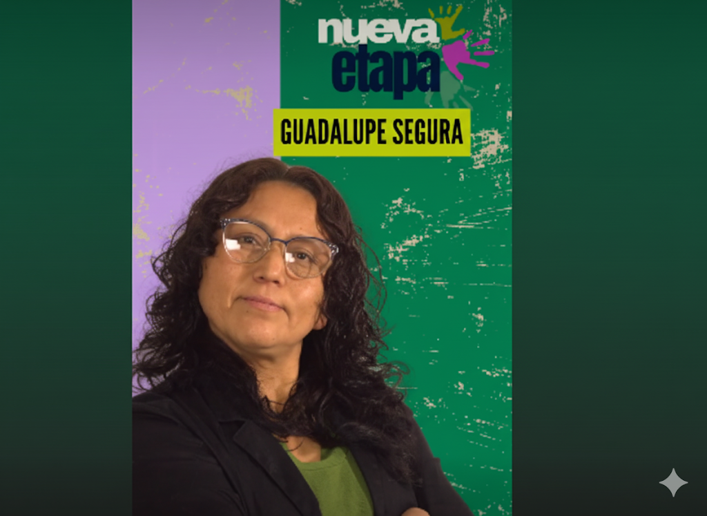 Mercedes Guadalupe Segura Lema, migrante ecuatoriana, es candidata a senadora en las elecciones legislativas en Argentina.