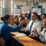 Los operativos se ejecutaron en planteles educativos de la ciudad. /Fotos referencial IA
