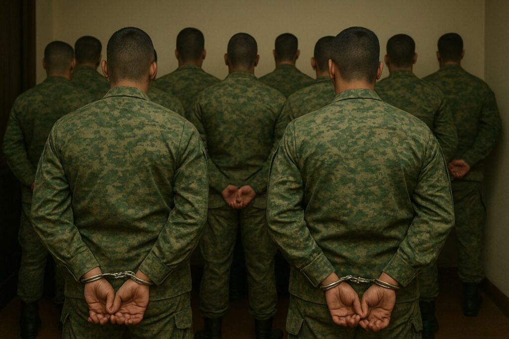 La Policía Nacional detiene a 16 militares por filtrar información sobre operaciones en la frontera.