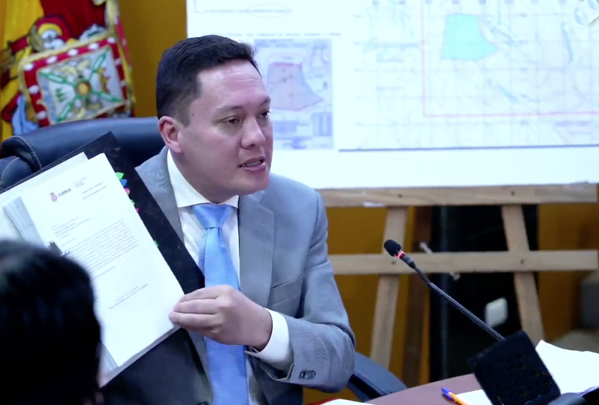 El Alcalde se refirió sobre presuntas irregularidades en el catastro del predio de la empresa minera Dundee Precious Metals. /Cortesía